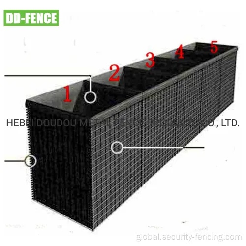 Mesh Gabion Gabion Retaining Wall Blast Wall Manufactory